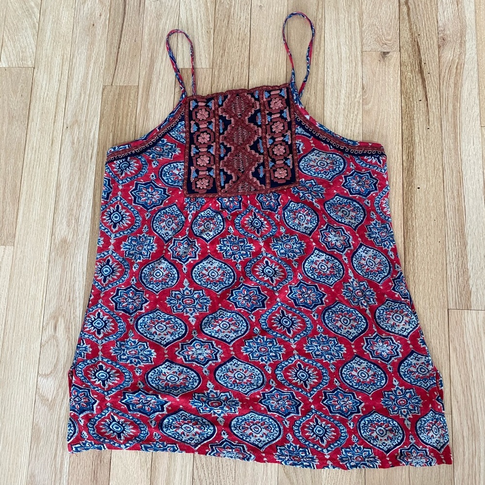 Lucky brand patterned tanktop - size M